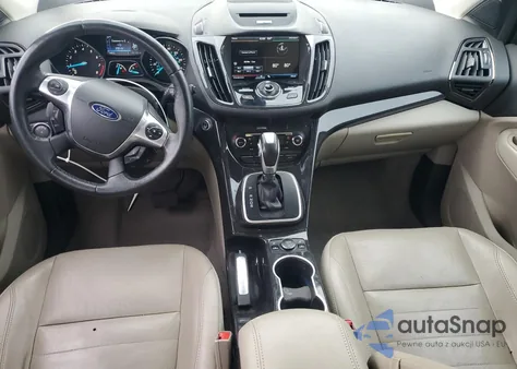 2014 Ford Escape Titanium z USA, uszkodzony, nr VIN 1FMCU0J96EUB49765